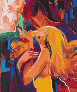 Abstract Couples Paint By Number
