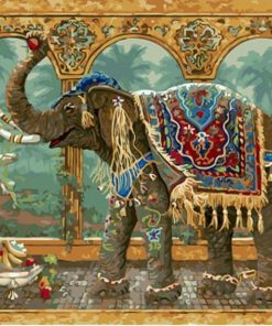 Ancient Elephant Paint By Number