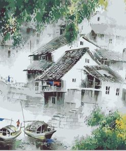 Chinese Town Jiang Paint By Number