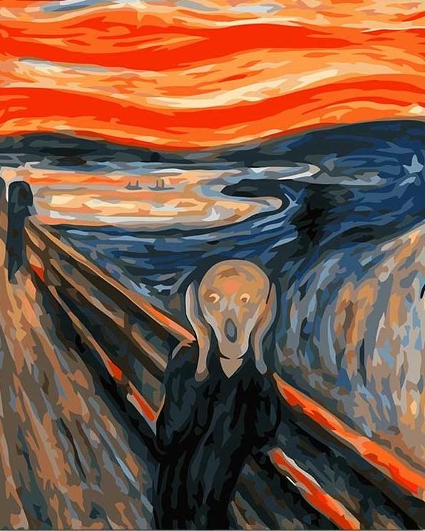 The Scream Edvard Munch Paint By Numbers - Paint By Numbers