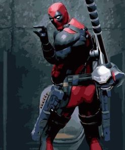 Deadpool Anime Paint By Number