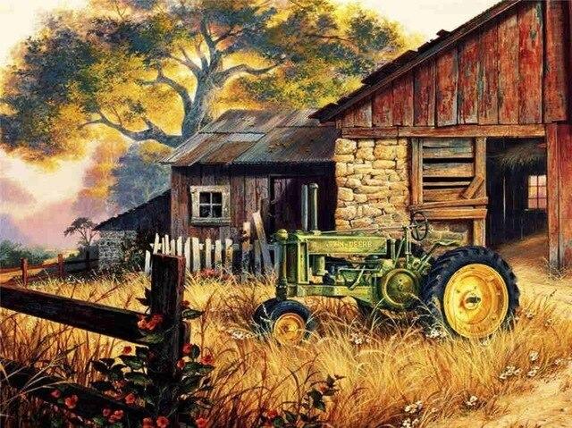 Deere Tractor Paint By Numbers - Paint By Numbers