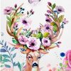 Flourished Deers Antlers Paint By Number