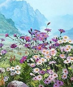 Flowers Landscape Paint By Number