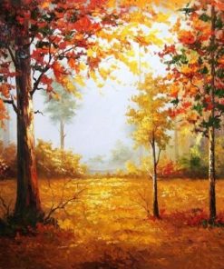 Forest At Autumn Paint By Number