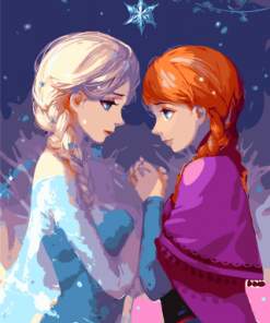 Frozen Characters Paint By Number