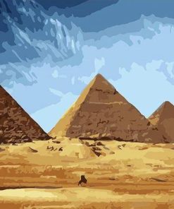 Giza Pyramids Paint By Number