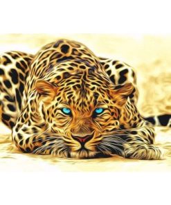 Gorgeous Leopard Paint By Number