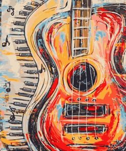 Guitar And Piano Paint By Number