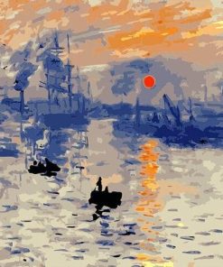 Impression Sunrise By Claude Monet Paint By Number