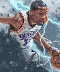 Kevin Durant Basketballer Paint By Number