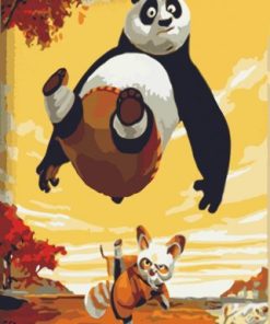 Kung Fu Panda Animal Paint By Number