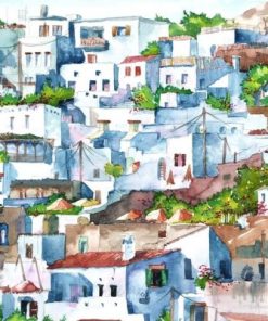 Lindos Village Paint By Number