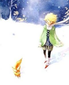 Little Prince In Snow Land Paint By Number