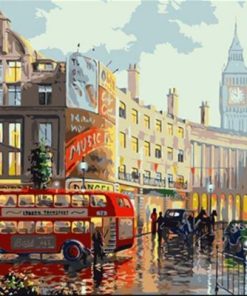 London City Morning Paint By Number