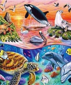 Marine Animals Paint By Number