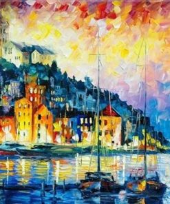 Monaco By Leonid Afremov Paint By Number