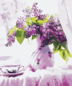 Morning Lilac Flowers Paint By Number