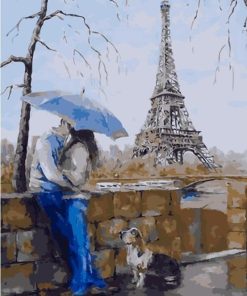 Paris Couple paint by numbers