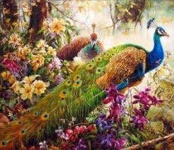 Peafowls Paint By Number