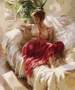 Relaxed Woman Paint By Number