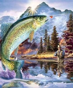 River Trout Fish Paint By Number