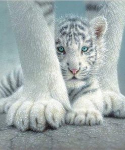 White Tiger Paint By Number
