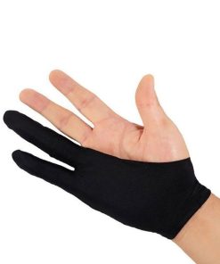 black Painting gloves closeup