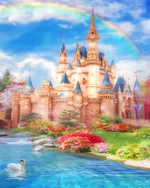 Disney Castle Paint by Numbers