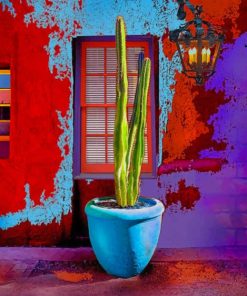Colorful Barrio Tucson Paint by numbers