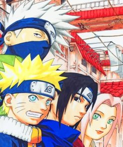 Team Minato And Team Kakashi paint by numbers