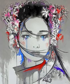 Asian Woman Paint by numbers