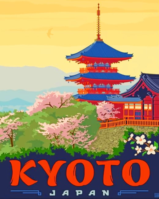Kyoto Japan Paint by numbers