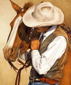 cowboy-and-horse-paint-by-numbers