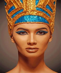 Beautiful Nefertiti paint by numbers