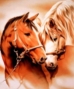 Horse Couple Paint by numbers