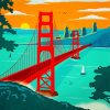 San Francisco California Paint by numbers