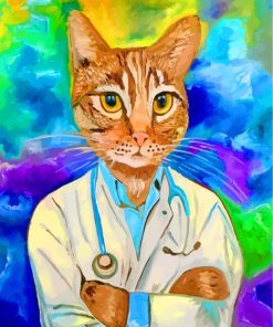 Doctor Cat Paint by numbers