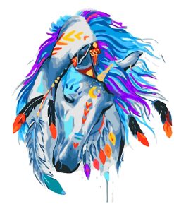 aesthetic-colorful-horse-paint-by-numbers