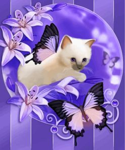 kitten-with-purple-butterflies-paint-by-numbers