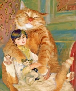 lady-and-the-cats-renoir-paint-by-numbers