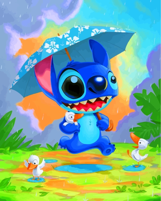 Lilo And Stitch - Paint By Number - Painting By Numbers