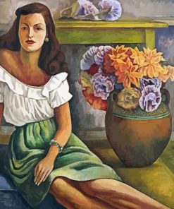 Retrato De Mujer Diego Rivera Paint by numbers