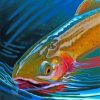 Aesthetic Trout Fish Paint by numbers