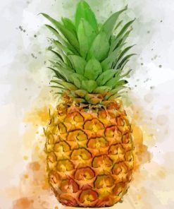 Aesthetic Pineapple paint by numbers