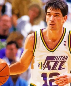 John Stockton Player paint by number