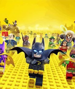 LEGO Batman Movie paint by number