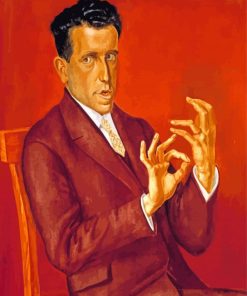 Otto Dix Portrait Of The Lawyer Hugo Simons paint by number