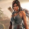 Tomb Raider Lara Croft paint by number
