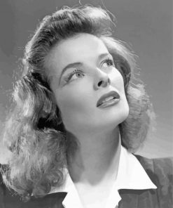 Katharine Hepburn Actress paint by number